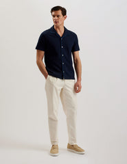 Men SELAR - SS Regular Button Through Shirt - Ted Baker