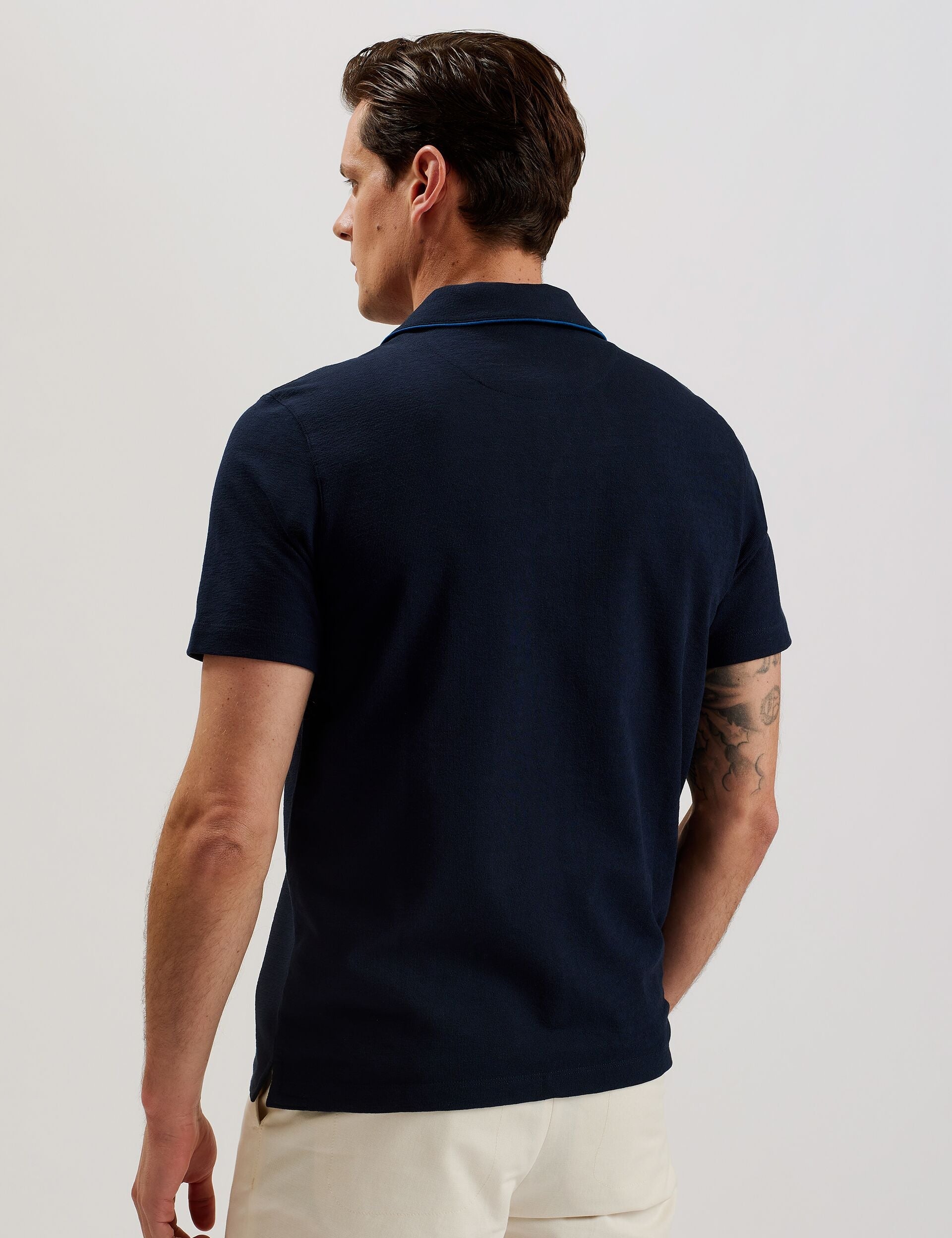Men SELAR - SS Regular Button Through Shirt - Ted Baker