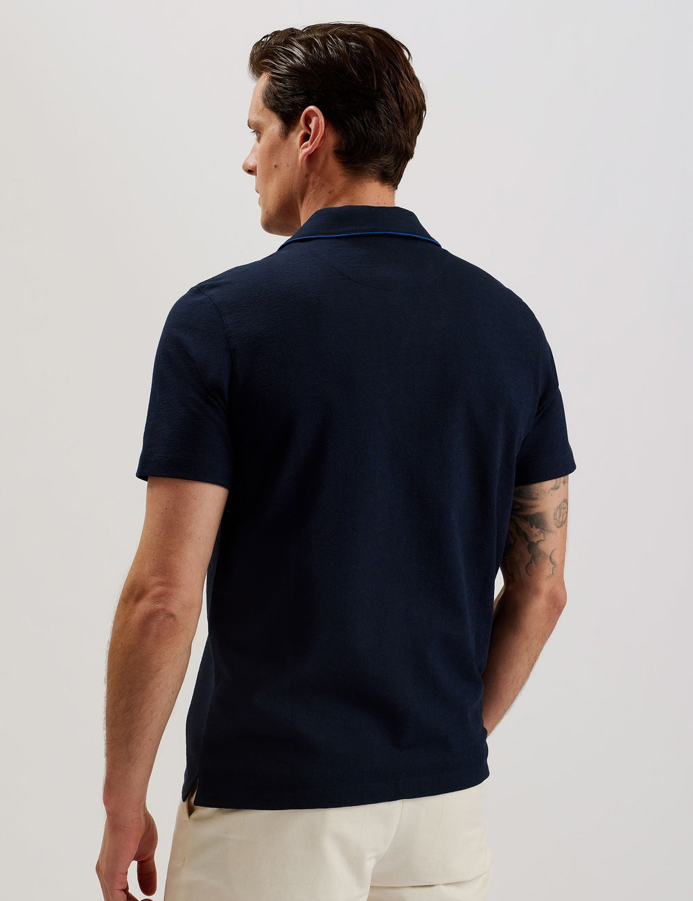 Men SELAR - SS Regular Button Through Shirt - Ted Baker