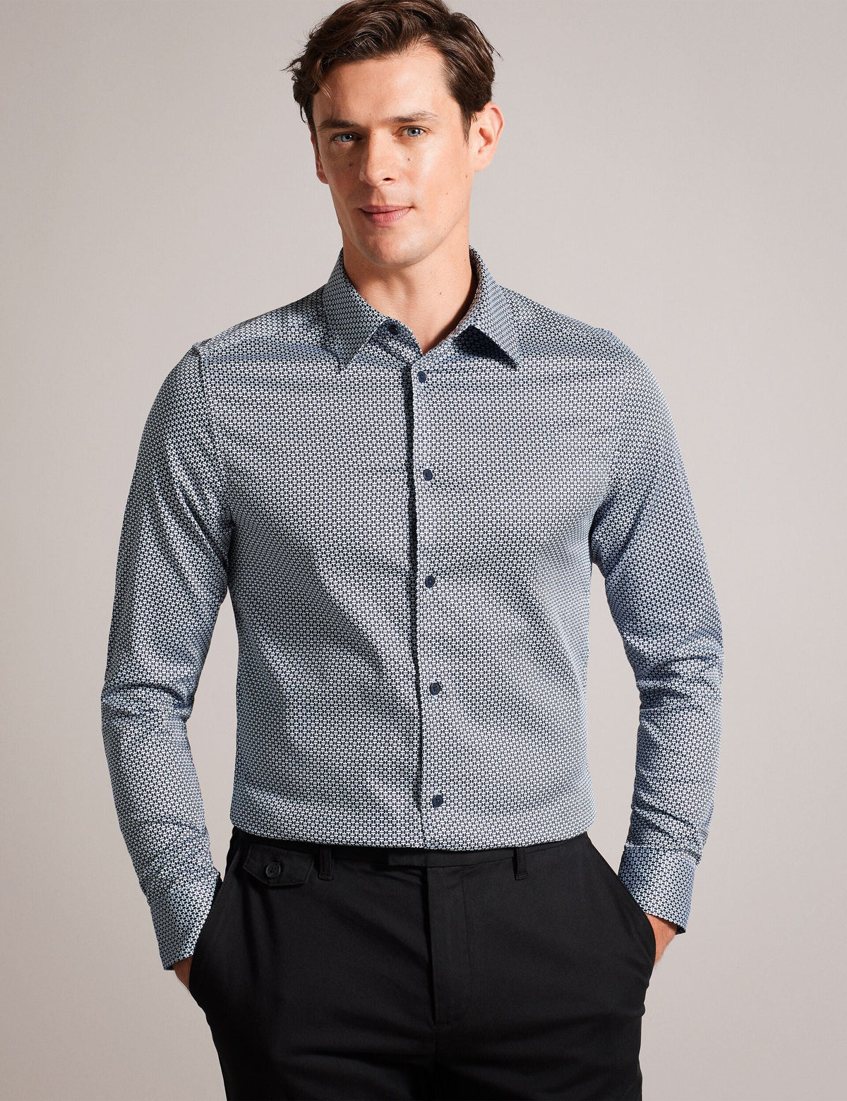 Men FAENZA - Long Sleeve Shirt - Ted Baker