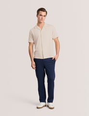 Men Textured Camp Shirt - Textured Camp Shirt - Ted Baker