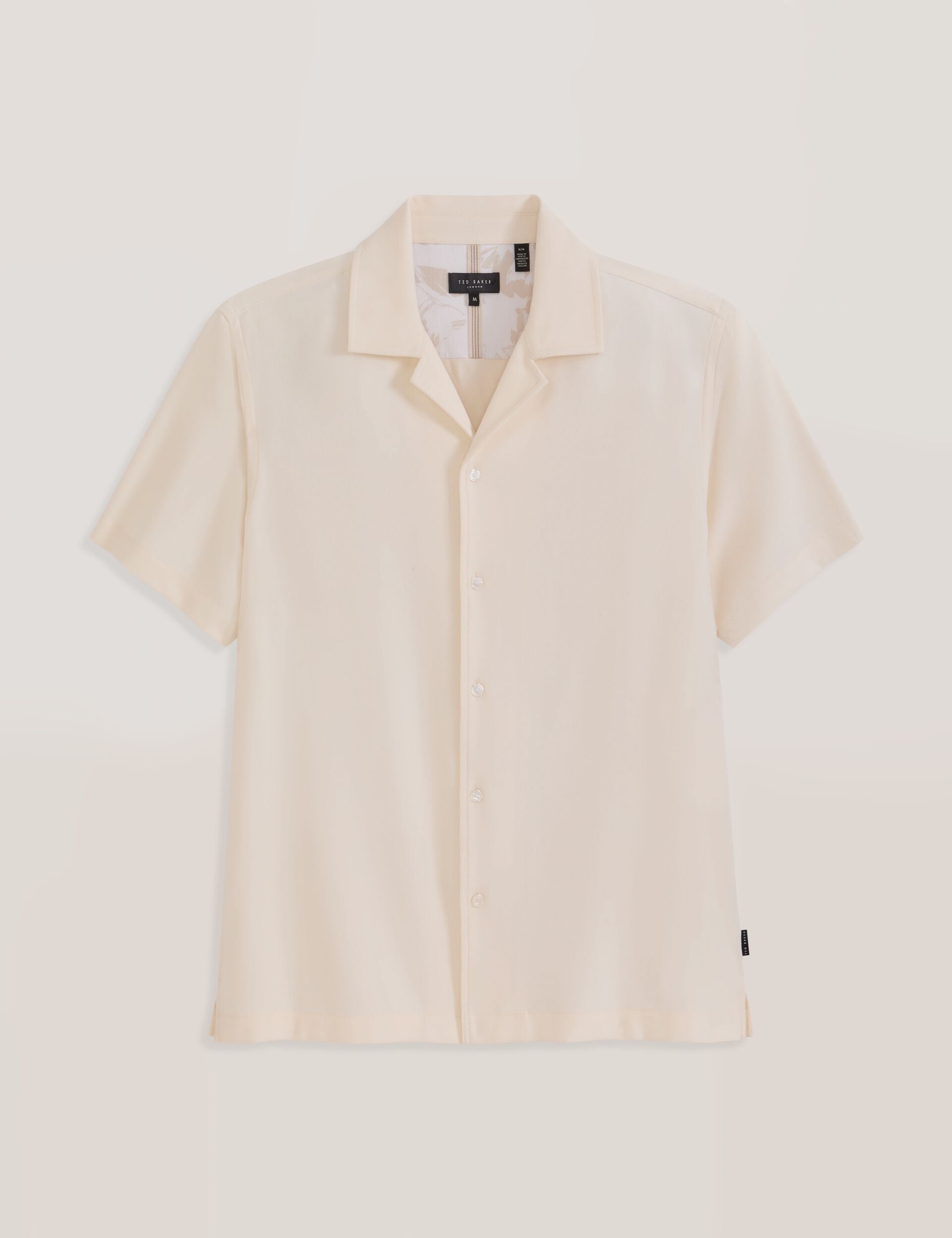 Men Textured Camp Shirt - Textured Camp Shirt - Ted Baker