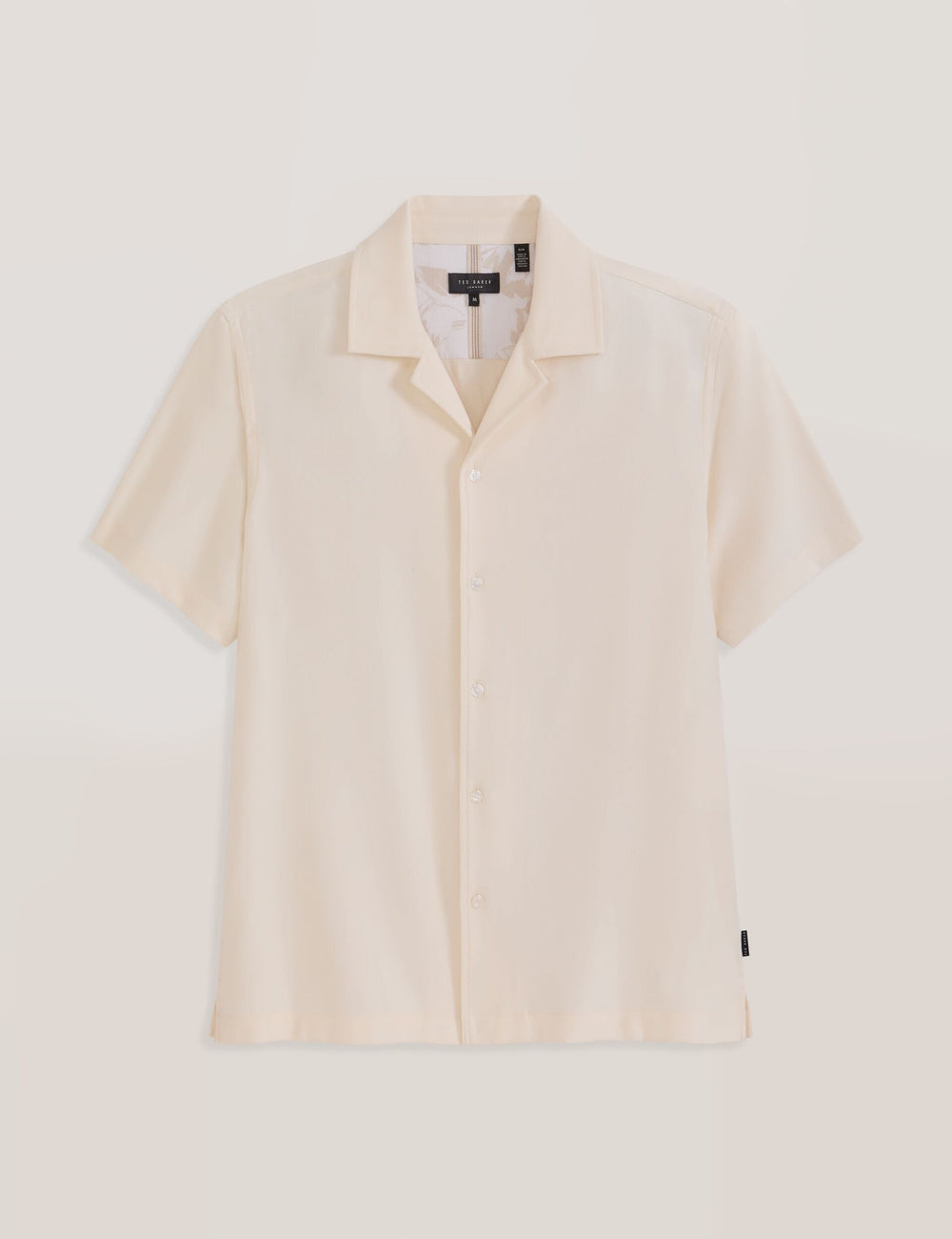 Men Textured Camp Shirt - Textured Camp Shirt - Ted Baker