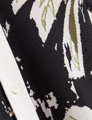 Men KYES - Short Sleeve Knitted Leaf Shirt - Ted Baker