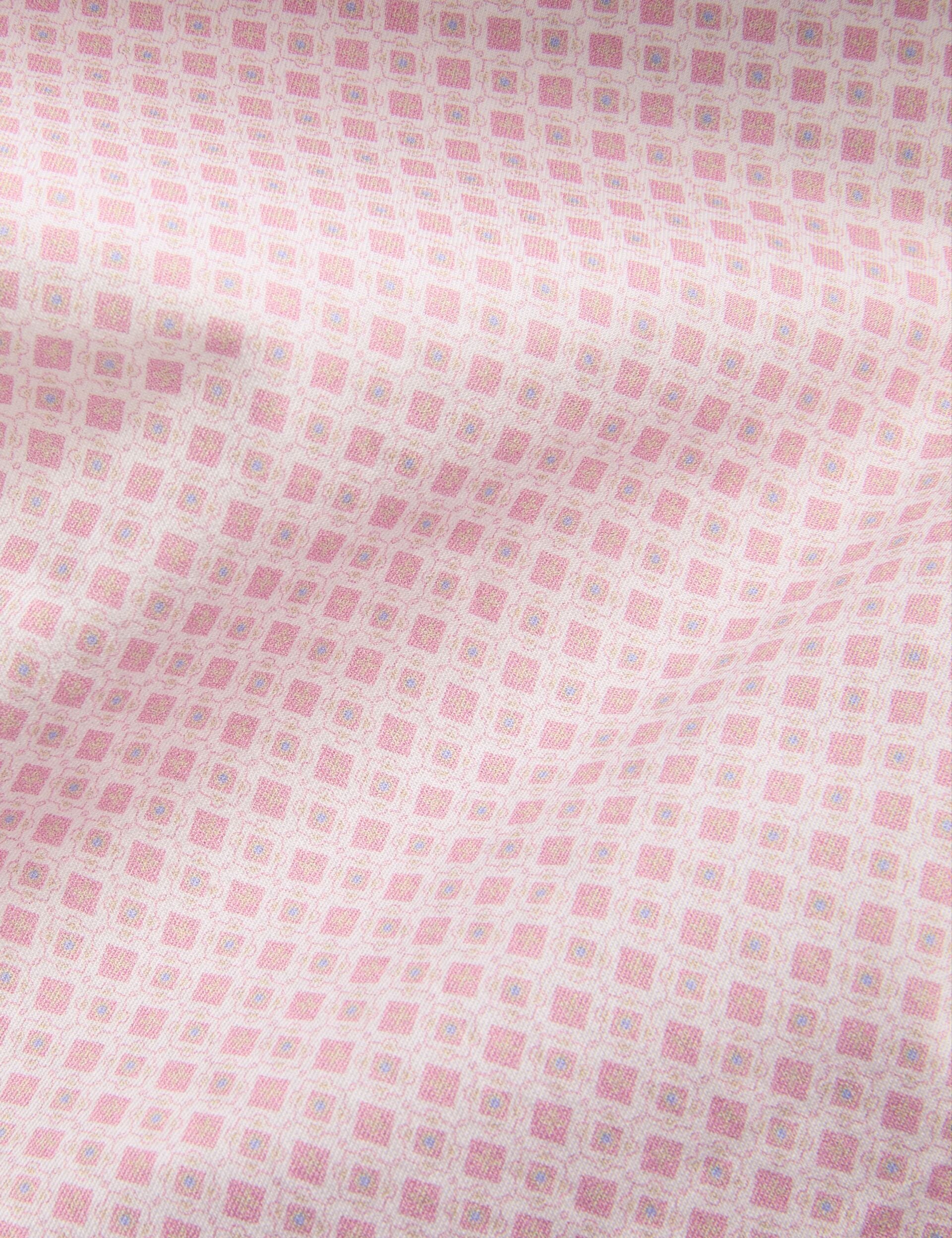 Men NANTUCKET Geo Print Stretch Cotton Slim Fit Shirt - Ted Baker