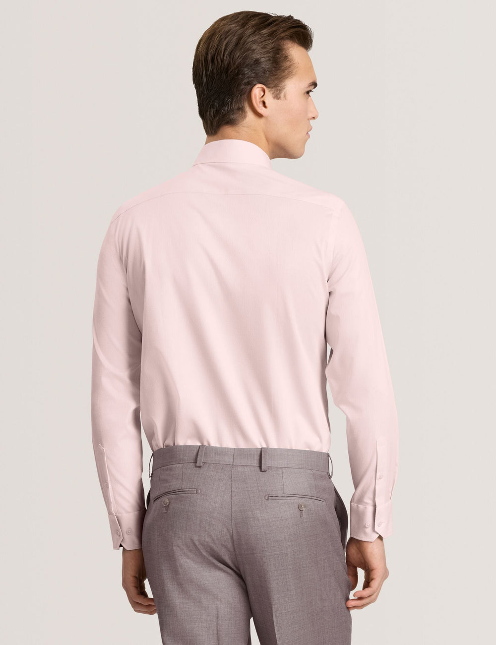 Men NANTUCKET Geo Texture Stretch Cotton Slim Fit Shirt - Ted Baker