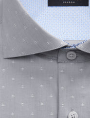 Men NANTUCKET Dobby Stretch Cotton Slim Fit Shirt - Ted Baker