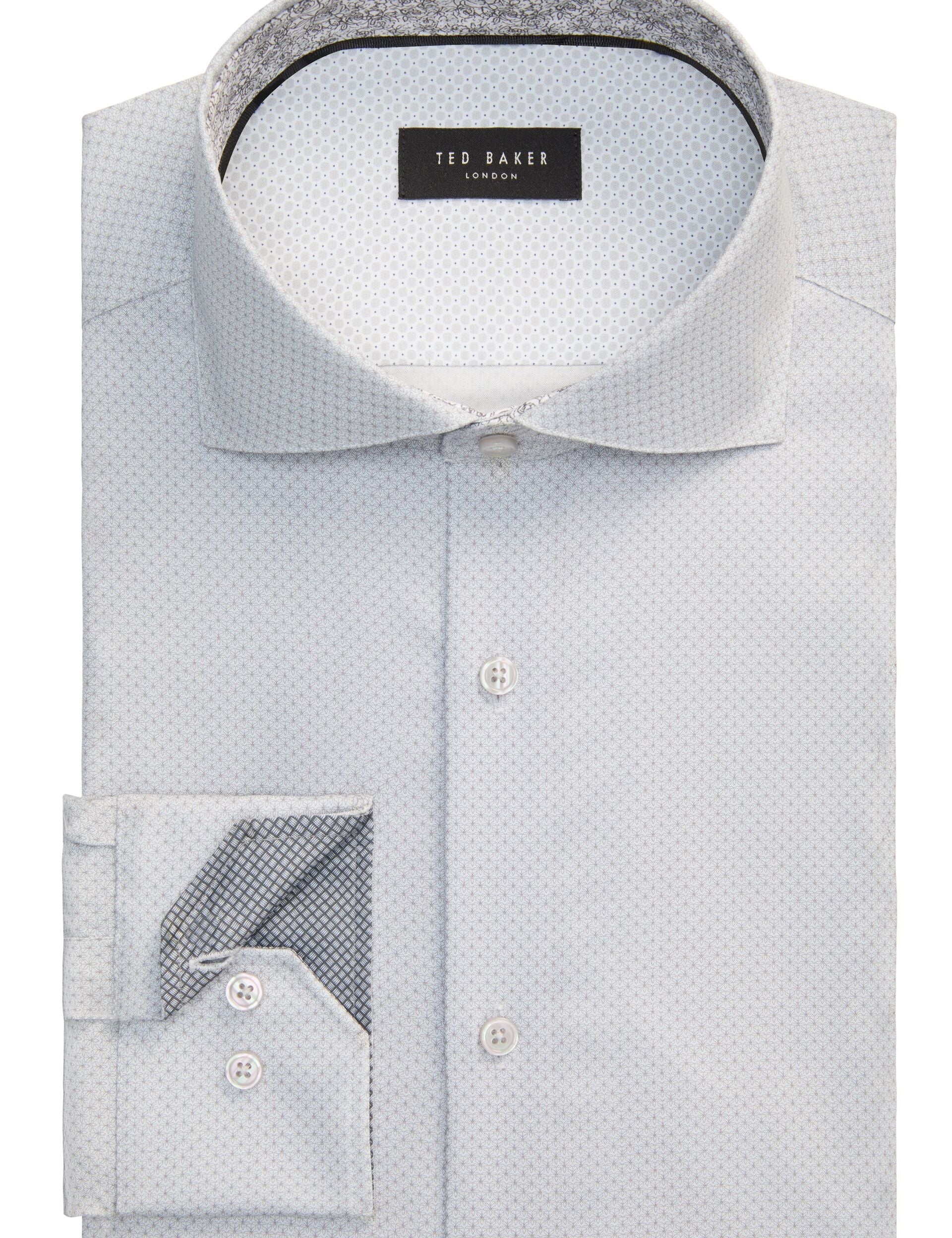 Men NANTUCKET Dobby Stretch Cotton Slim Fit Shirt - Ted Baker