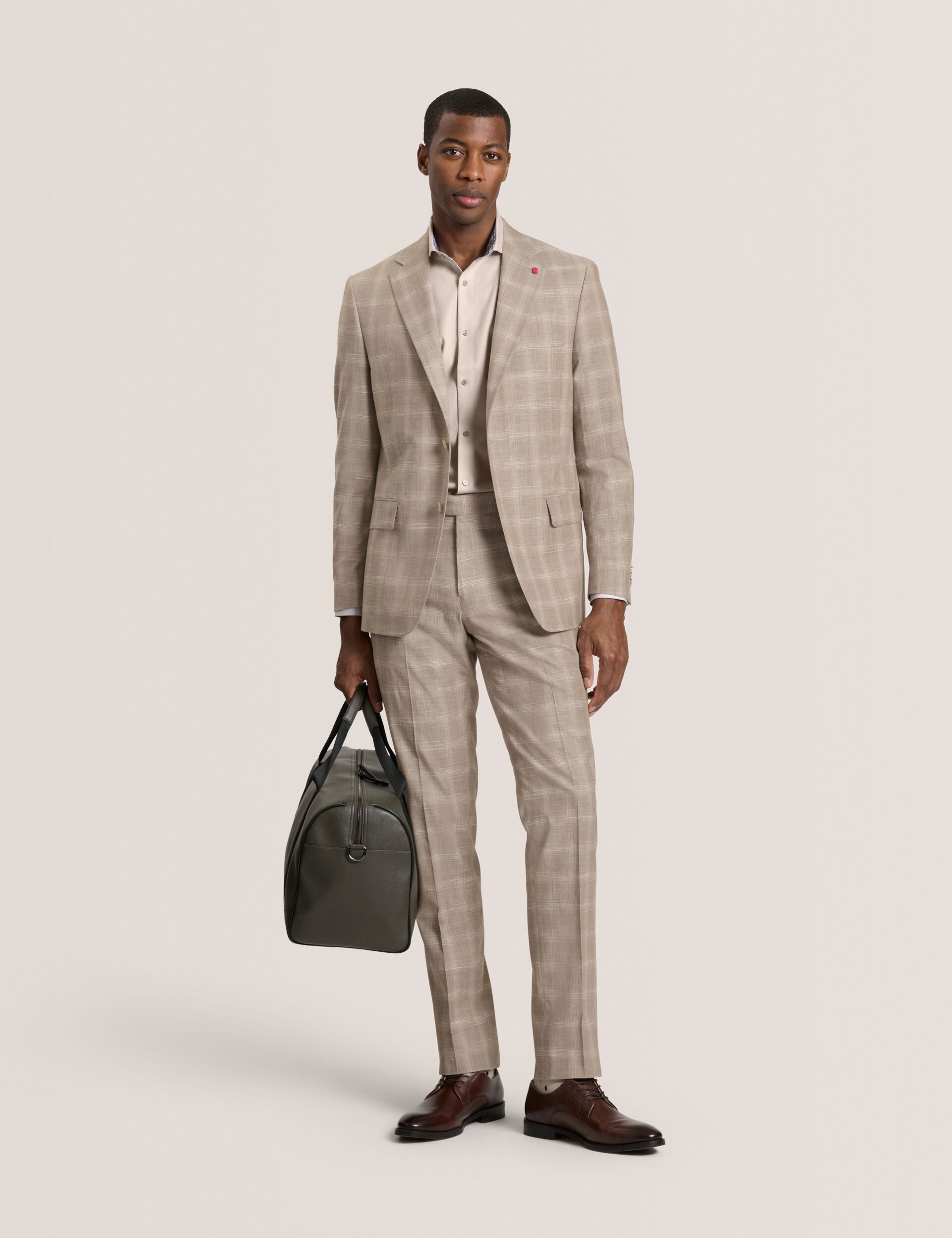 Men NANTUCKET Geo Texture Stretch Cotton Slim Fit Shirt - Ted Baker