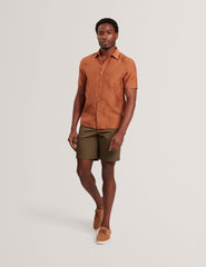 Men FABIANE Floral Jacquard Woven Short Sleeve Shirt - Ted Baker
