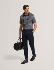 Men CAMBAY Geometric Leaf Print Short Sleeve Shirt - Ted Baker