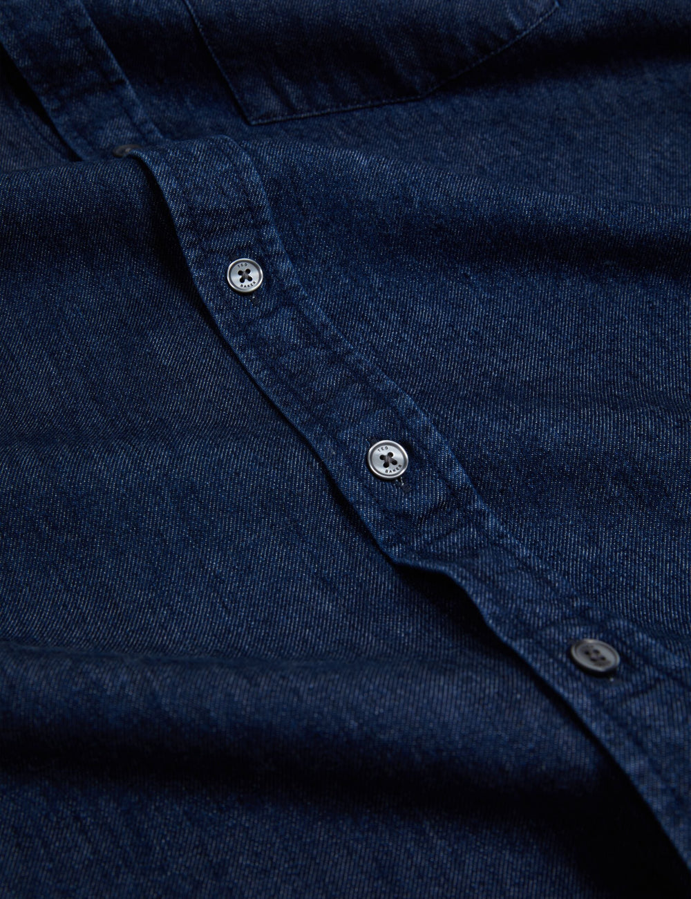 Men MIREK Regular Fit Chambray Short Sleeve Shirt - Ted Baker