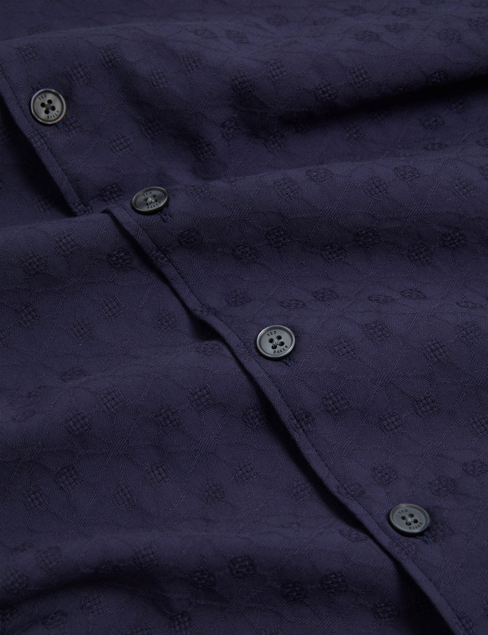 Men FLEURRE Jacquard Floral Cotton Short Sleeve Shirt - Ted Baker