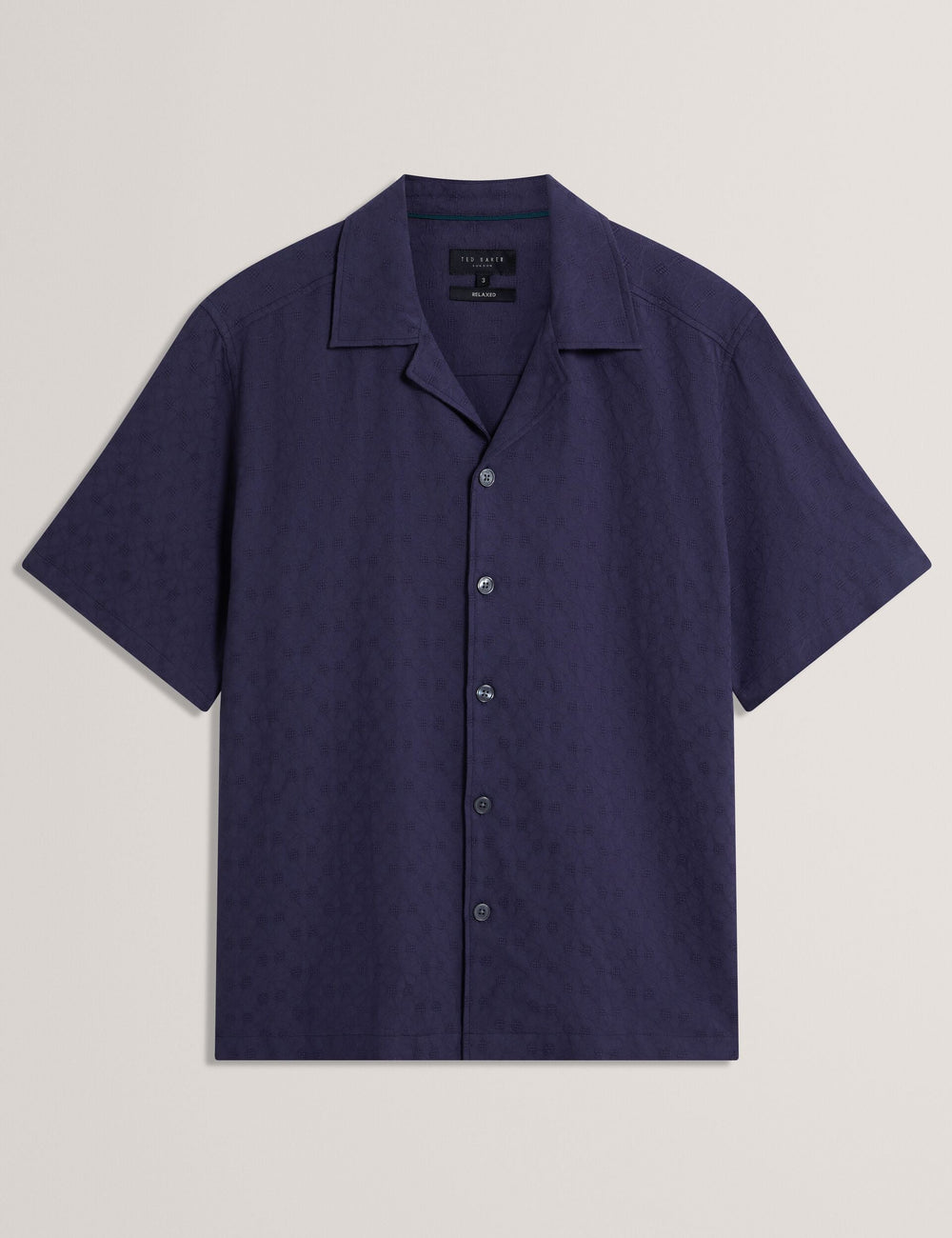 Men FLEURRE Jacquard Floral Cotton Short Sleeve Shirt - Ted Baker