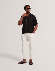 Men THOVAN Textured Floral Relaxed Short Sleeve Shirt - Ted Baker