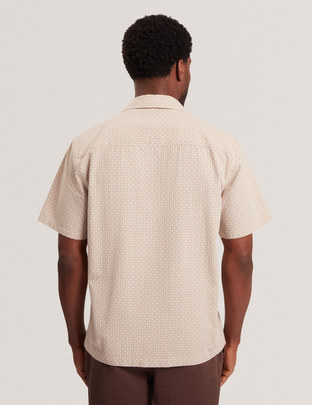 Men MERRIK Relaxed Geo Stitch Short Sleeve Shirt - Ted Baker