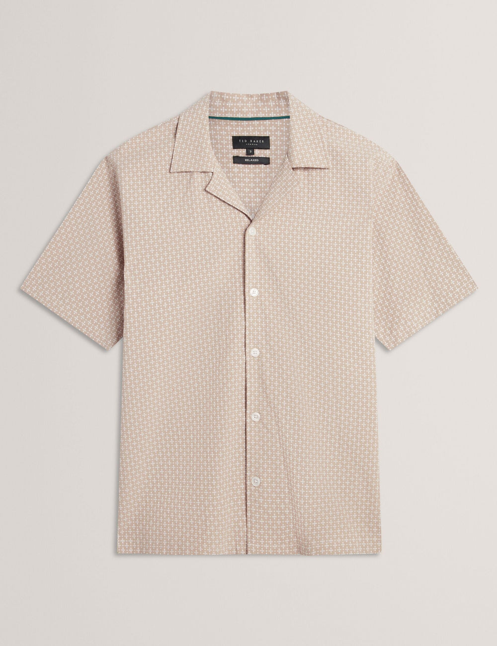 Men MERRIK Relaxed Geo Stitch Short Sleeve Shirt - Ted Baker