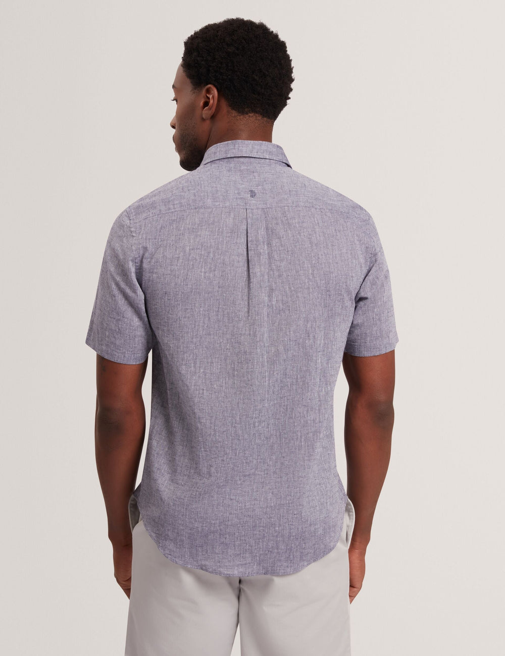 Men WRYTE Short Sleeve Linen Cotton Woven Shirt - Ted Baker