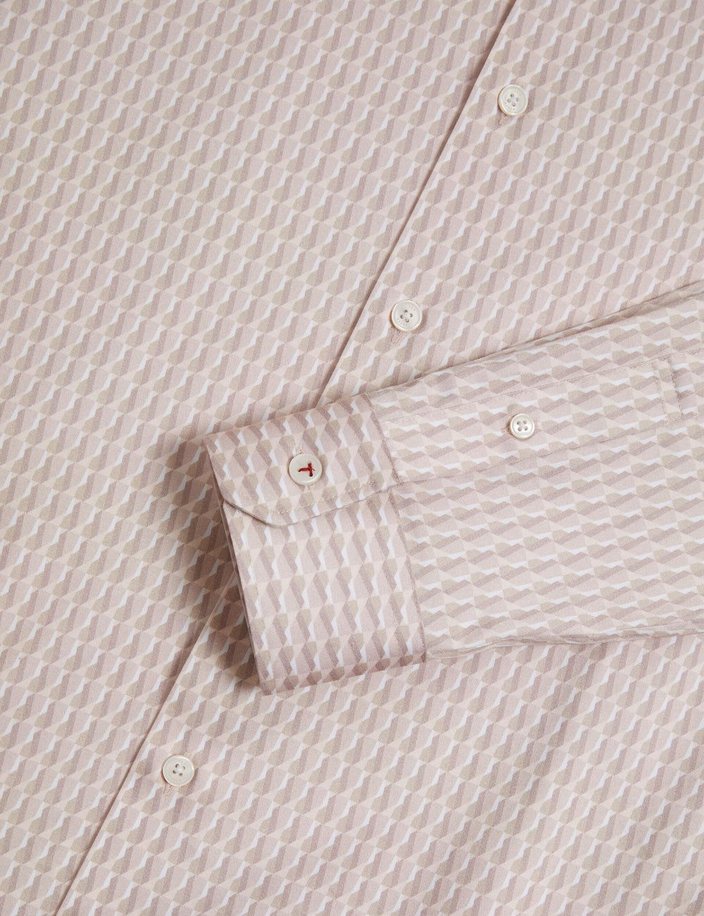 Men FIRDAWI Slim Geo Striped Long Sleeve Shirt - Ted Baker