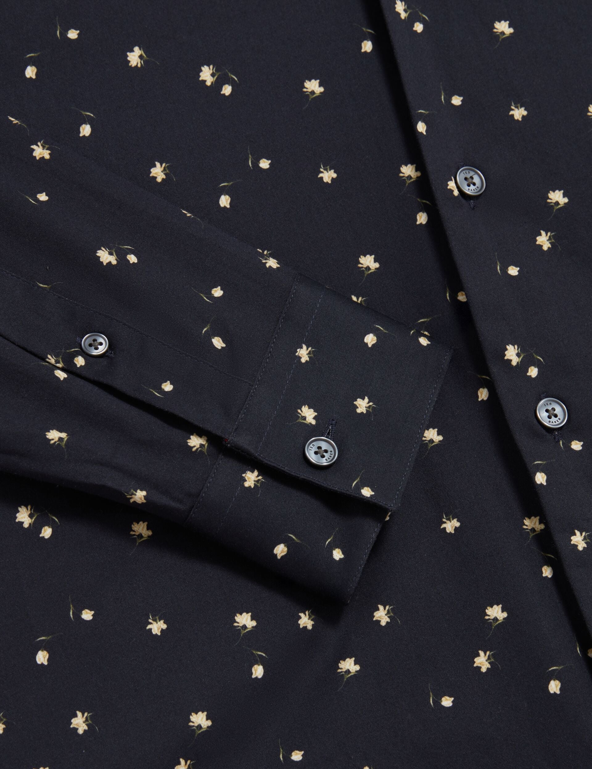 Men ISKRAN Ditsy Blooms Slim Long Sleeve Shirt - Ted Baker