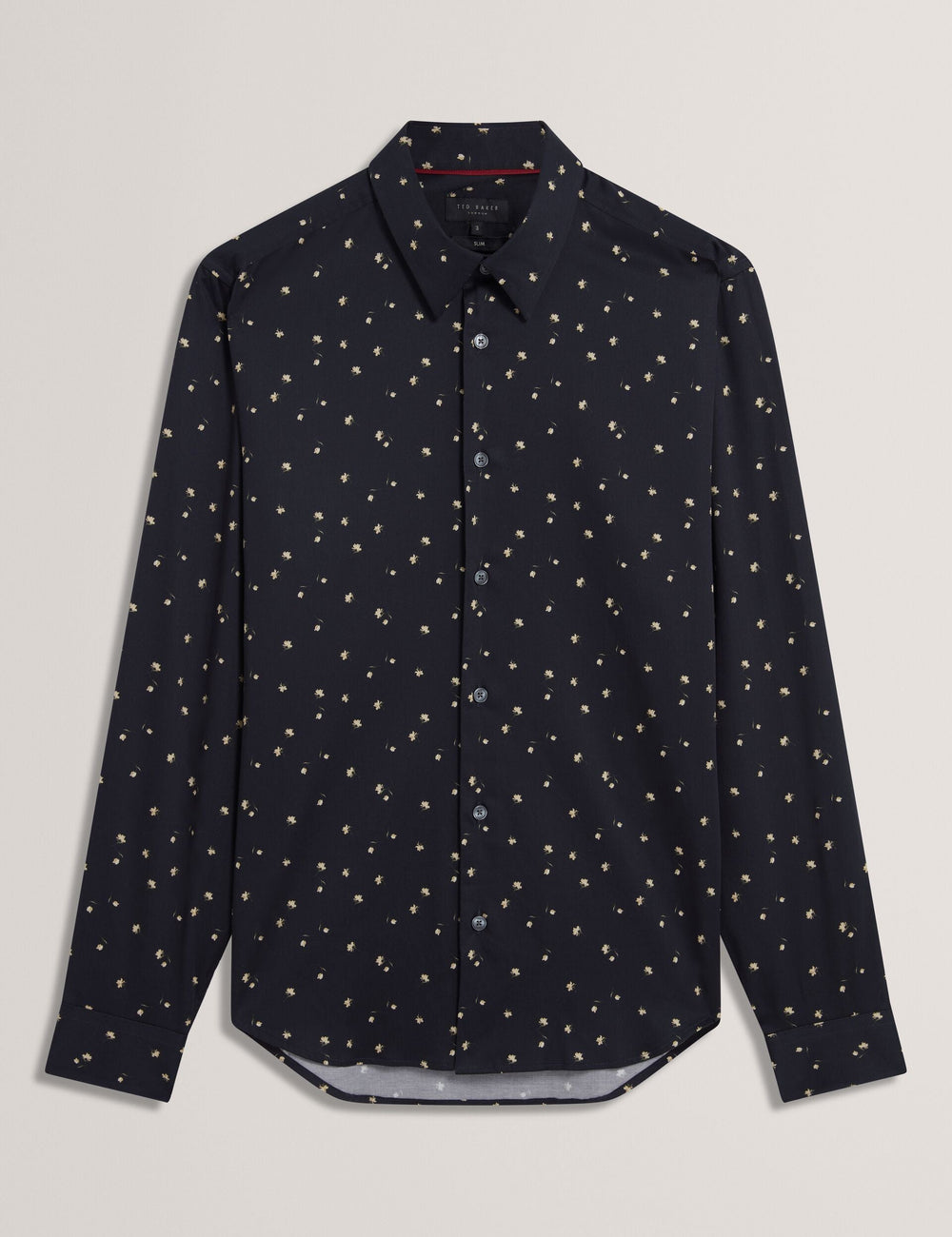 Men ISKRAN Ditsy Blooms Slim Long Sleeve Shirt - Ted Baker