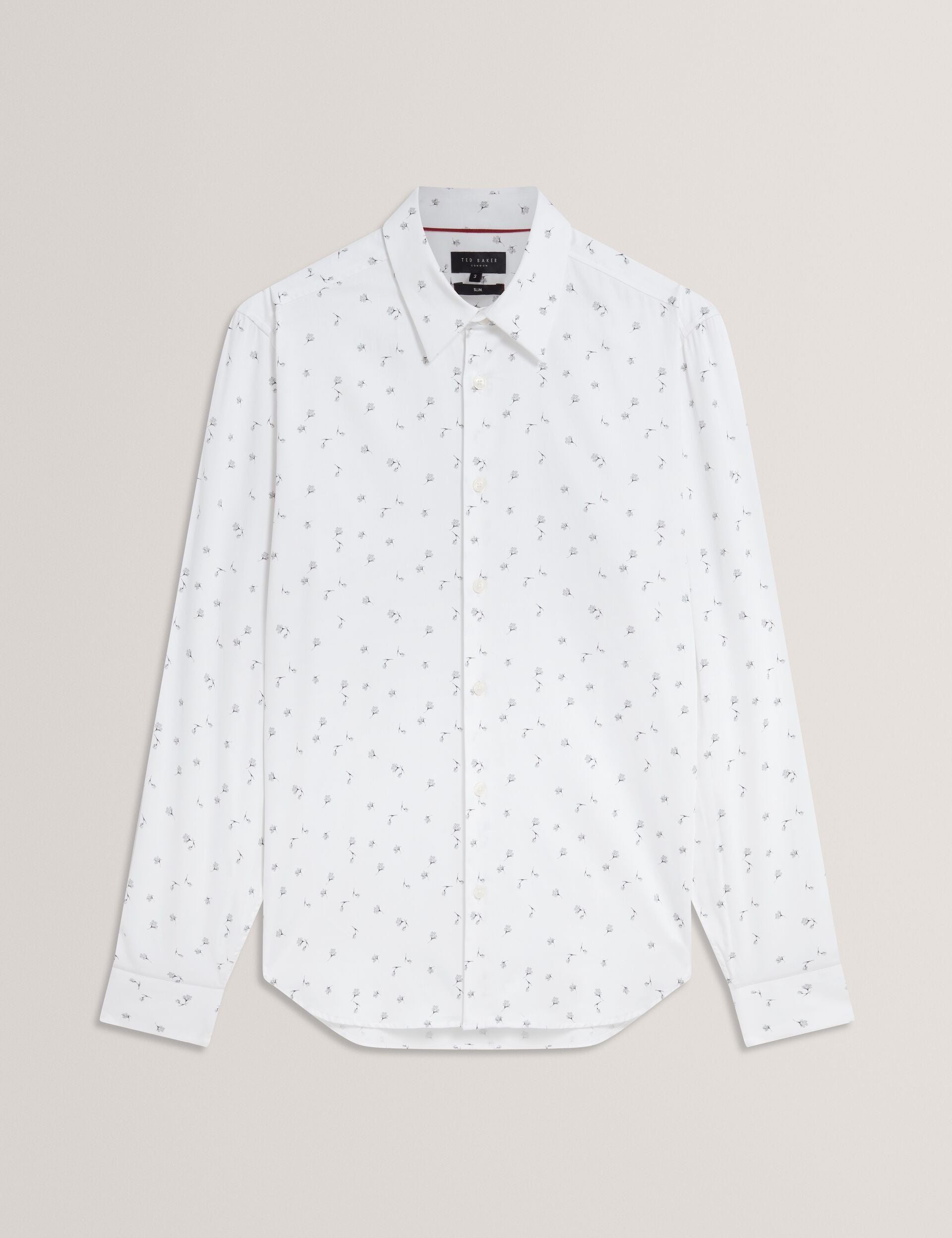 Men ISKRAN Ditsy Blooms Slim Long Sleeve Shirt - Ted Baker