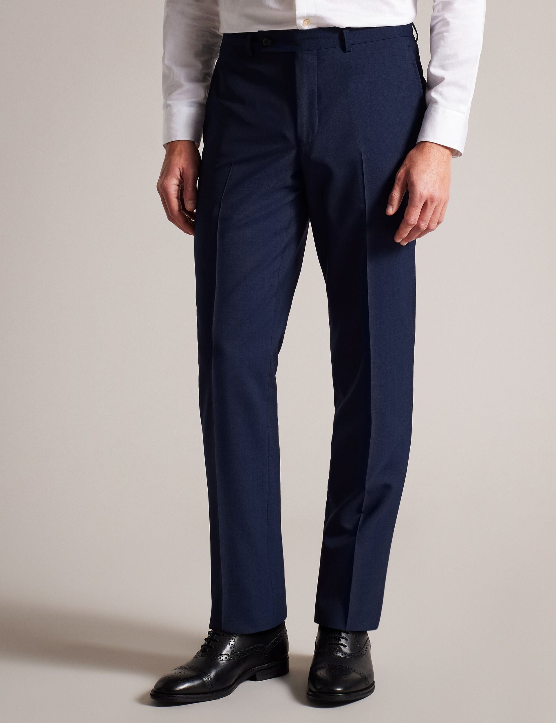 Men CORE SUIT TROUSER - Brt-Blue - Ted Baker