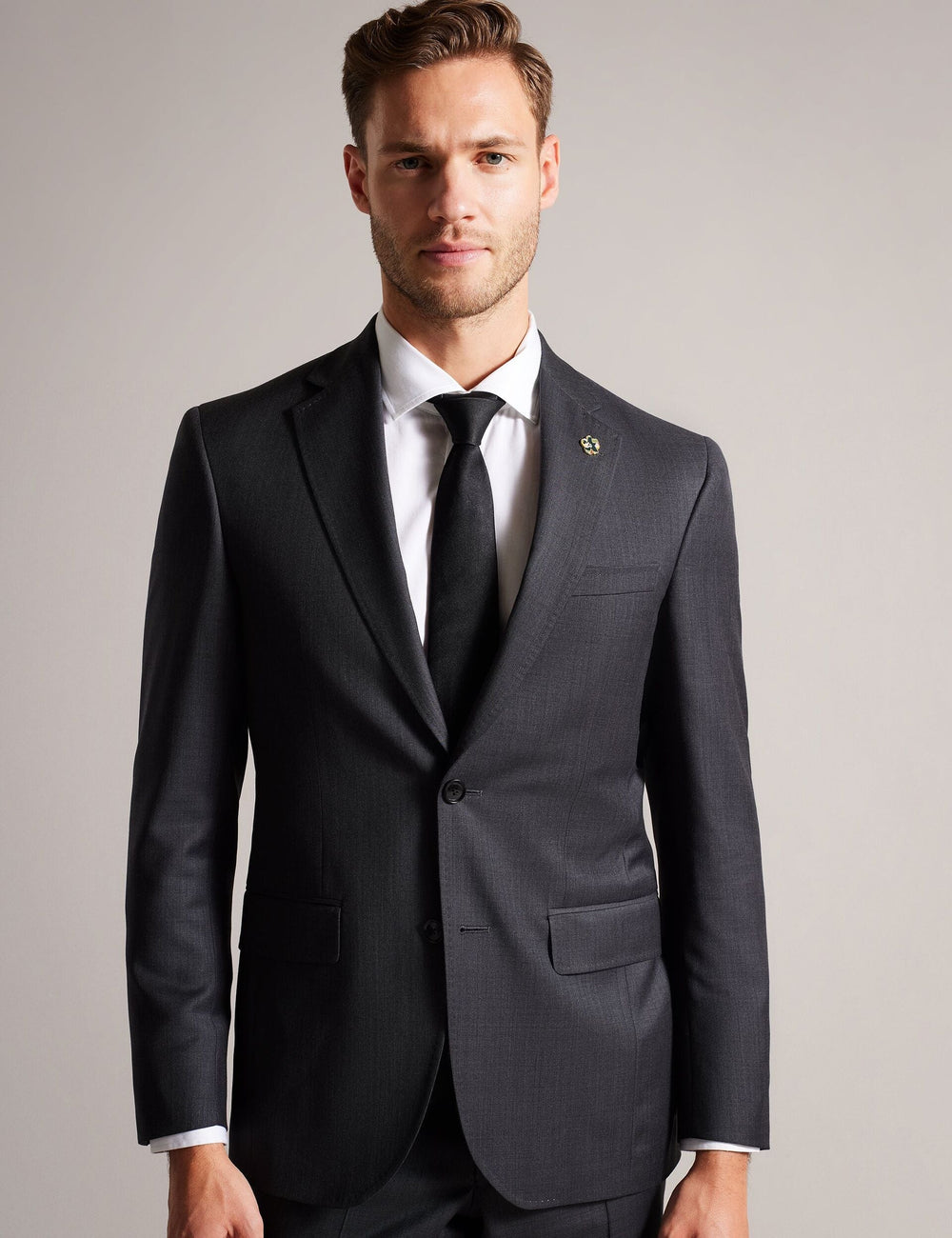 Men CORE SUIT JACKET - Grey - Ted Baker