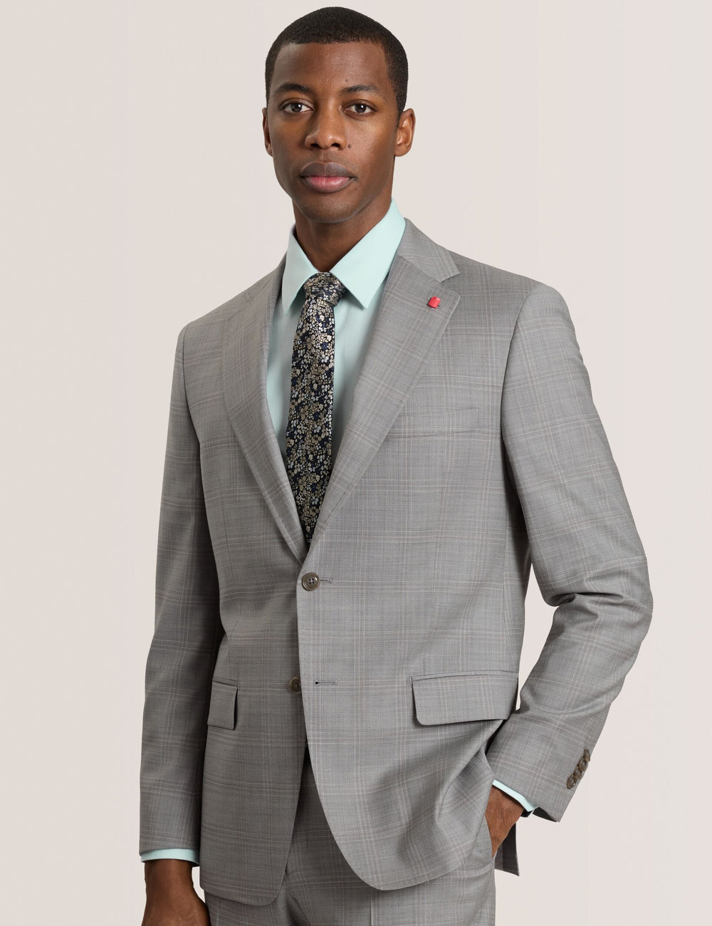 Men WRIGHT Soft Check Modern Fit Wool Suit Jacket - Ted Baker