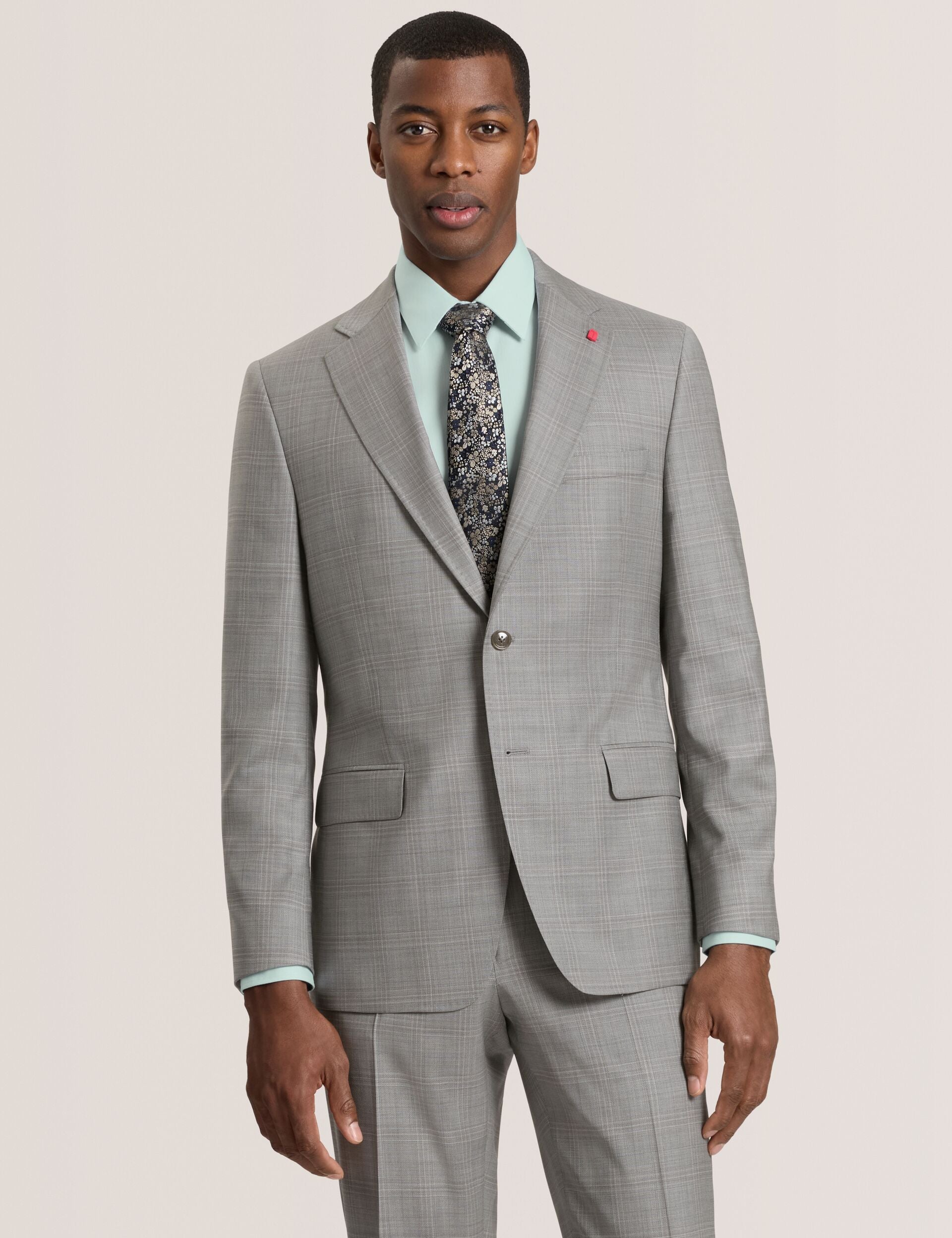 Men WRIGHT Soft Check Modern Fit Wool Suit Jacket - Ted Baker