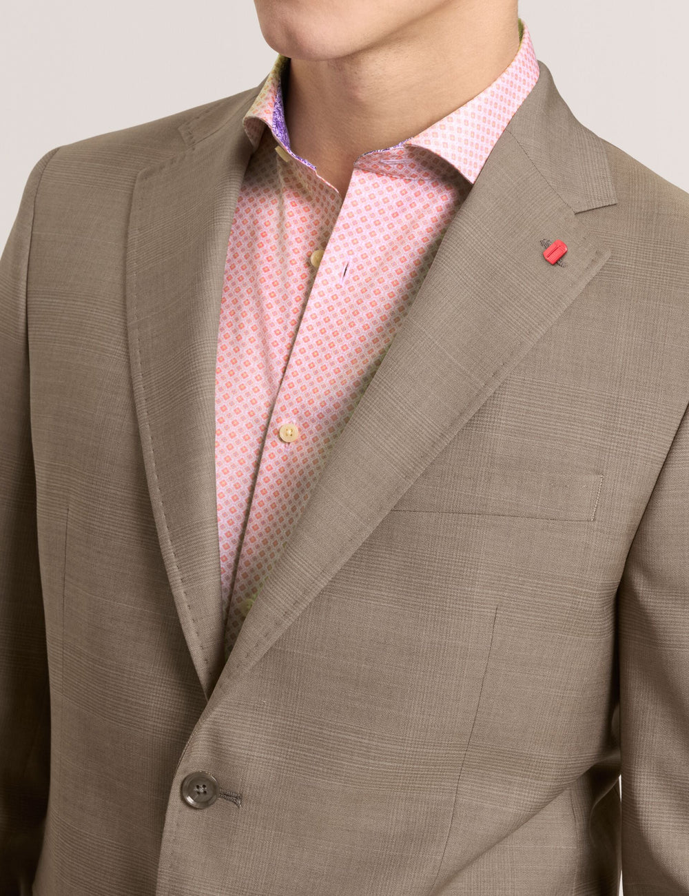 Men WRIGHT Subtle Check Modern Fit Wool Suit Jacket - Ted Baker
