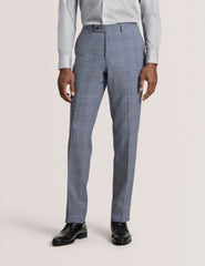 Men WINTER Soft Check Wool Modern Fit Suit Pants - Ted Baker