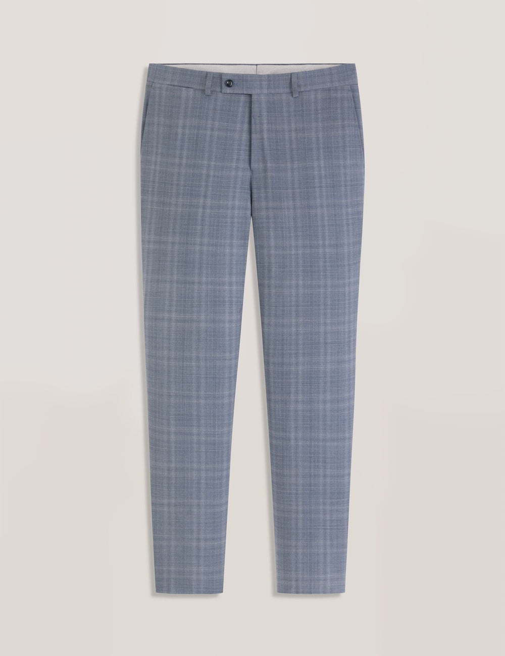 Men WINTER Soft Check Wool Modern Fit Suit Pants - Ted Baker