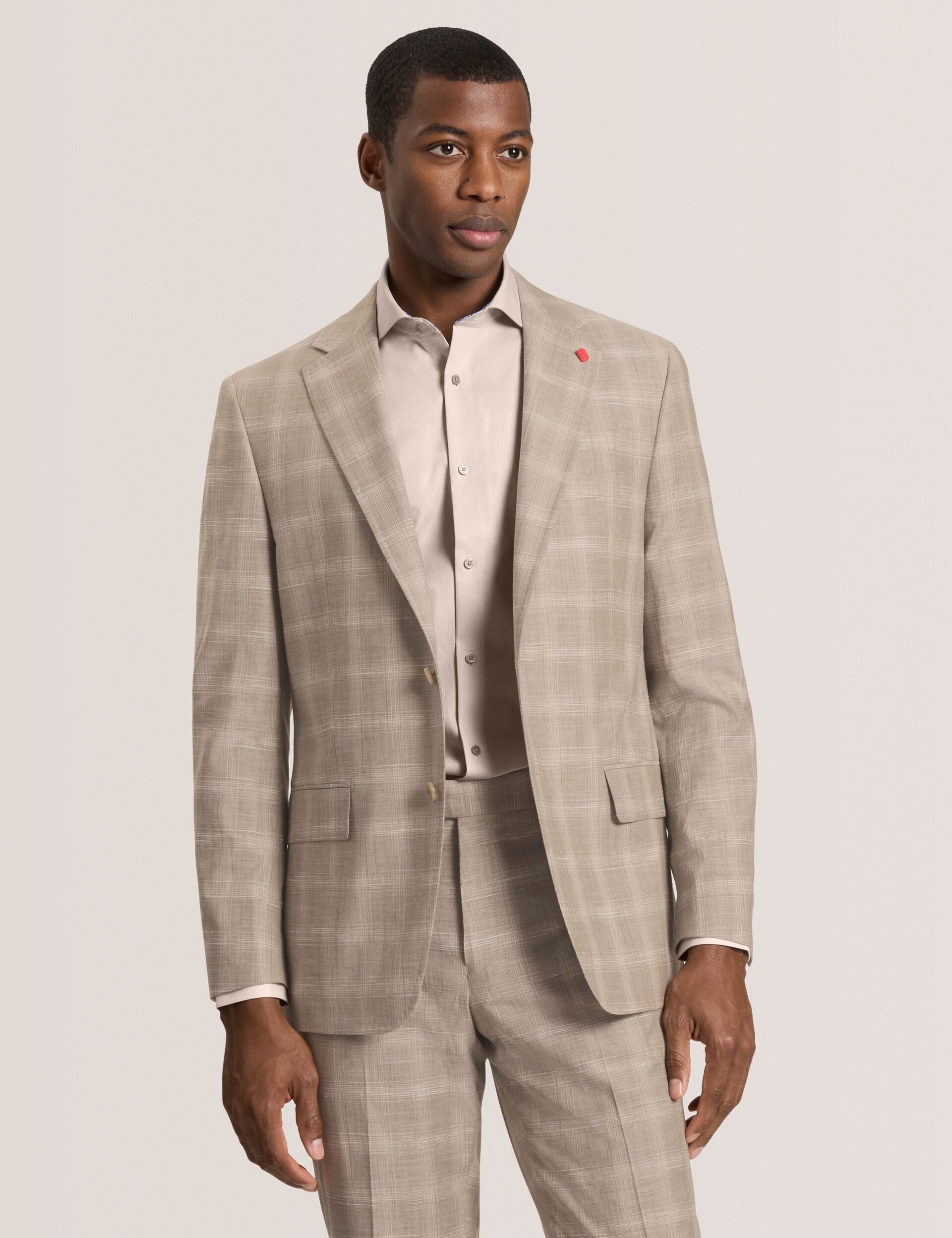 Men WRIGHT Tonal Check Modern Fit Suit Jacket - Ted Baker