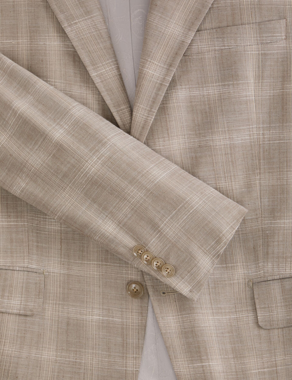 Men WRIGHT Tonal Check Modern Fit Suit Jacket - Ted Baker