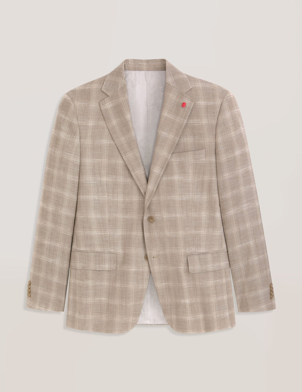 Men WRIGHT Tonal Check Modern Fit Suit Jacket - Ted Baker