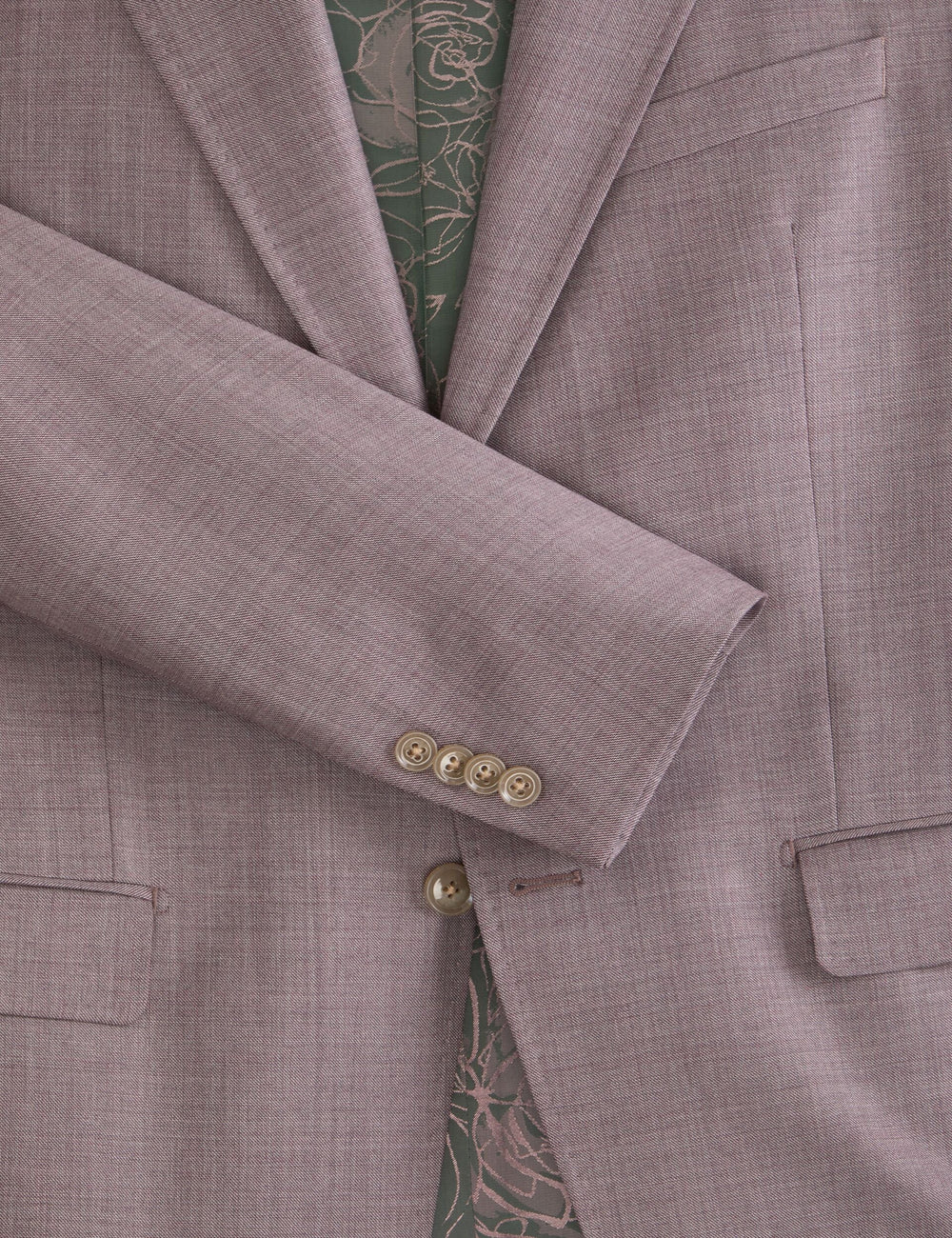 Men WRIGHT Sharkskin Wool Modern Fit Suit Jacket - Ted Baker