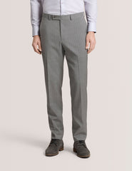 Men WINTER-STRIPE Striped Wool Modern Fit Suit Pants - Ted Baker