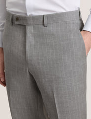 Men WINTER-STRIPE Striped Wool Modern Fit Suit Pants - Ted Baker