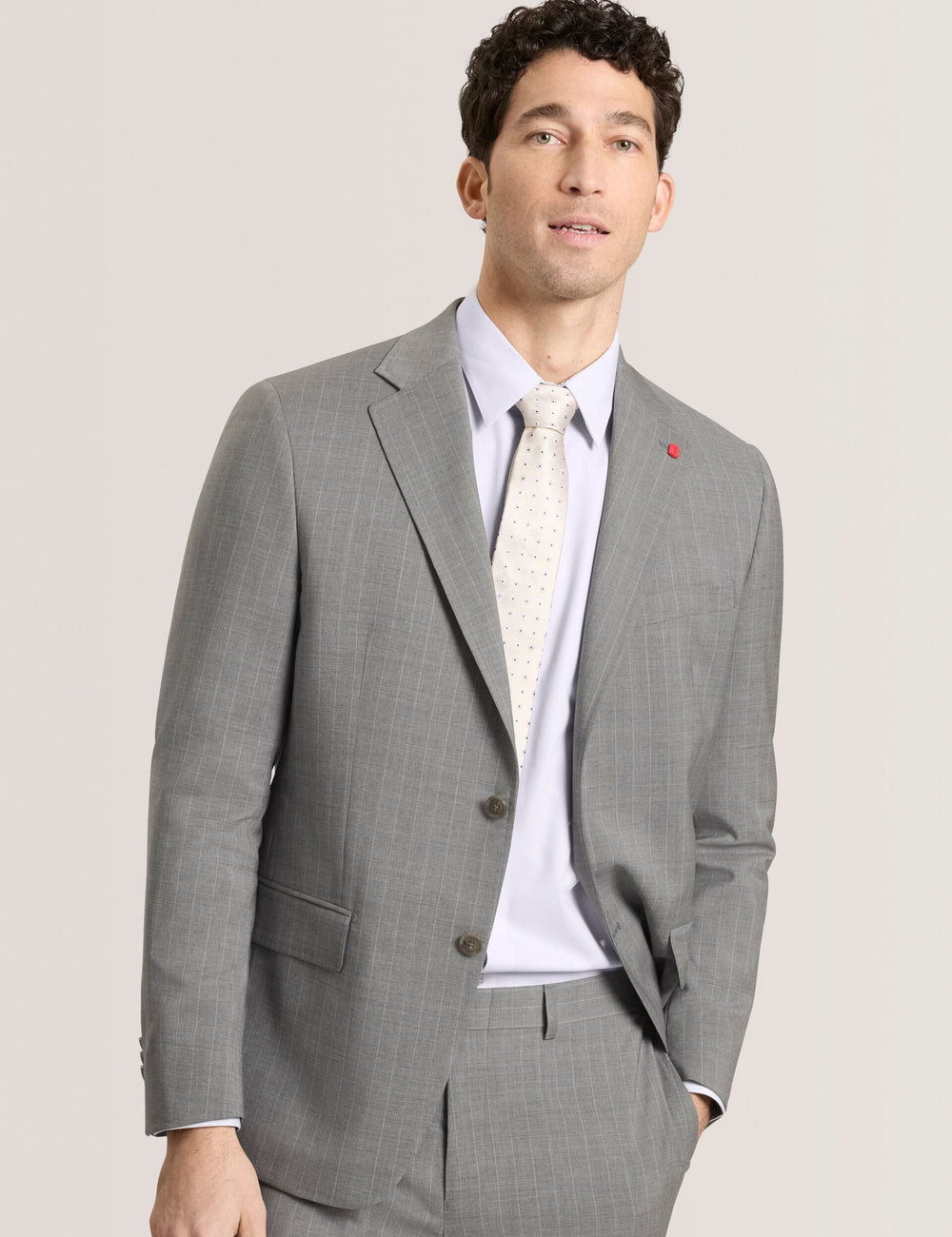Men WRIGHT-STRIPE Striped Wool Modern Fit Suit Jacket - Ted Baker