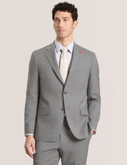Men WRIGHT-STRIPE Striped Wool Modern Fit Suit Jacket - Ted Baker