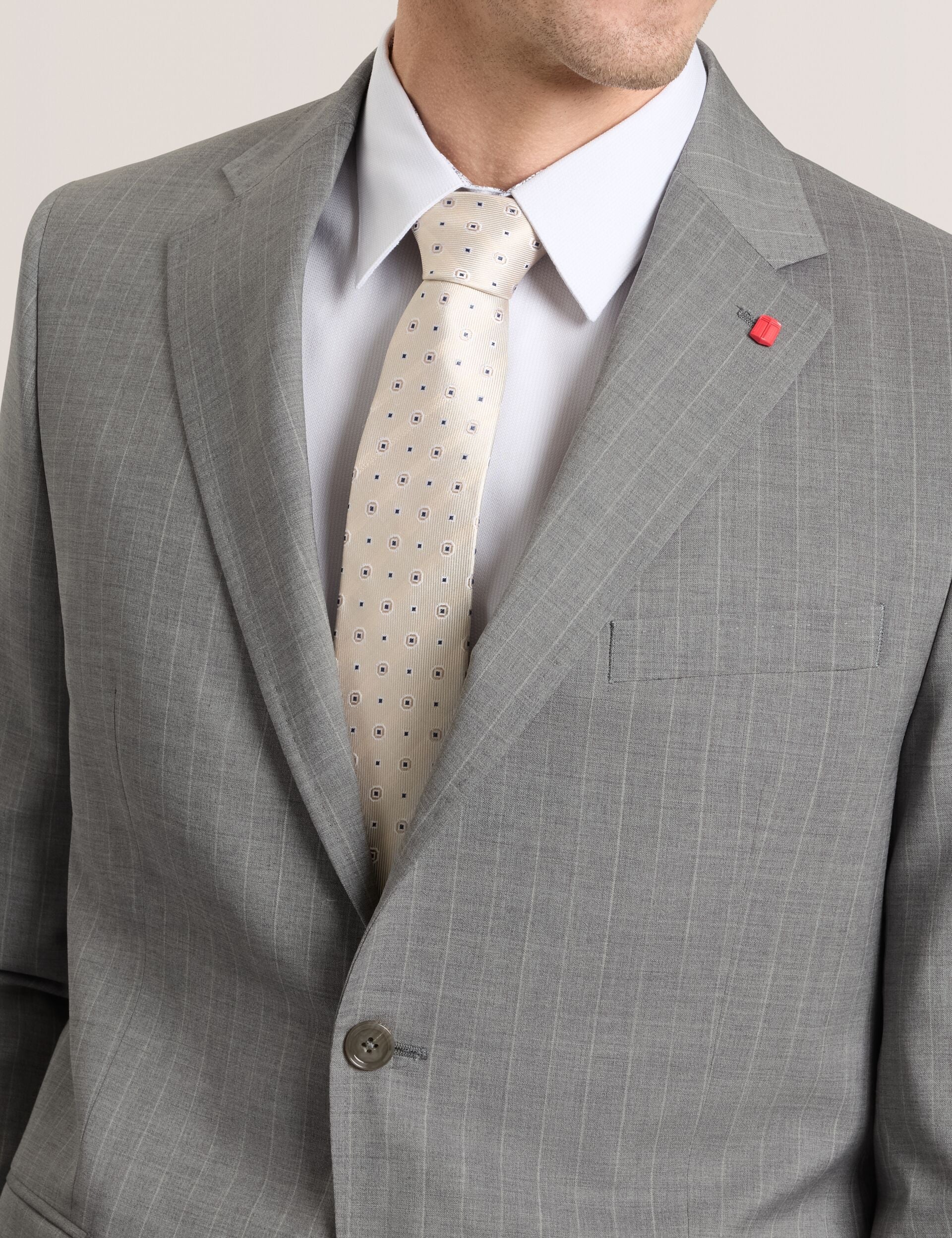 Men WRIGHT-STRIPE Striped Wool Modern Fit Suit Jacket - Ted Baker