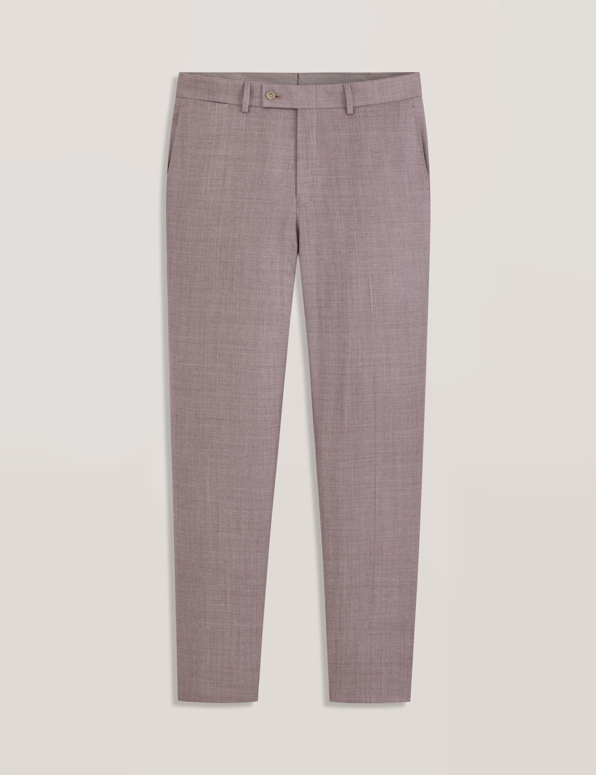 Men WINTER Sharkskin Wool Modern Fit Suit Pants - Ted Baker