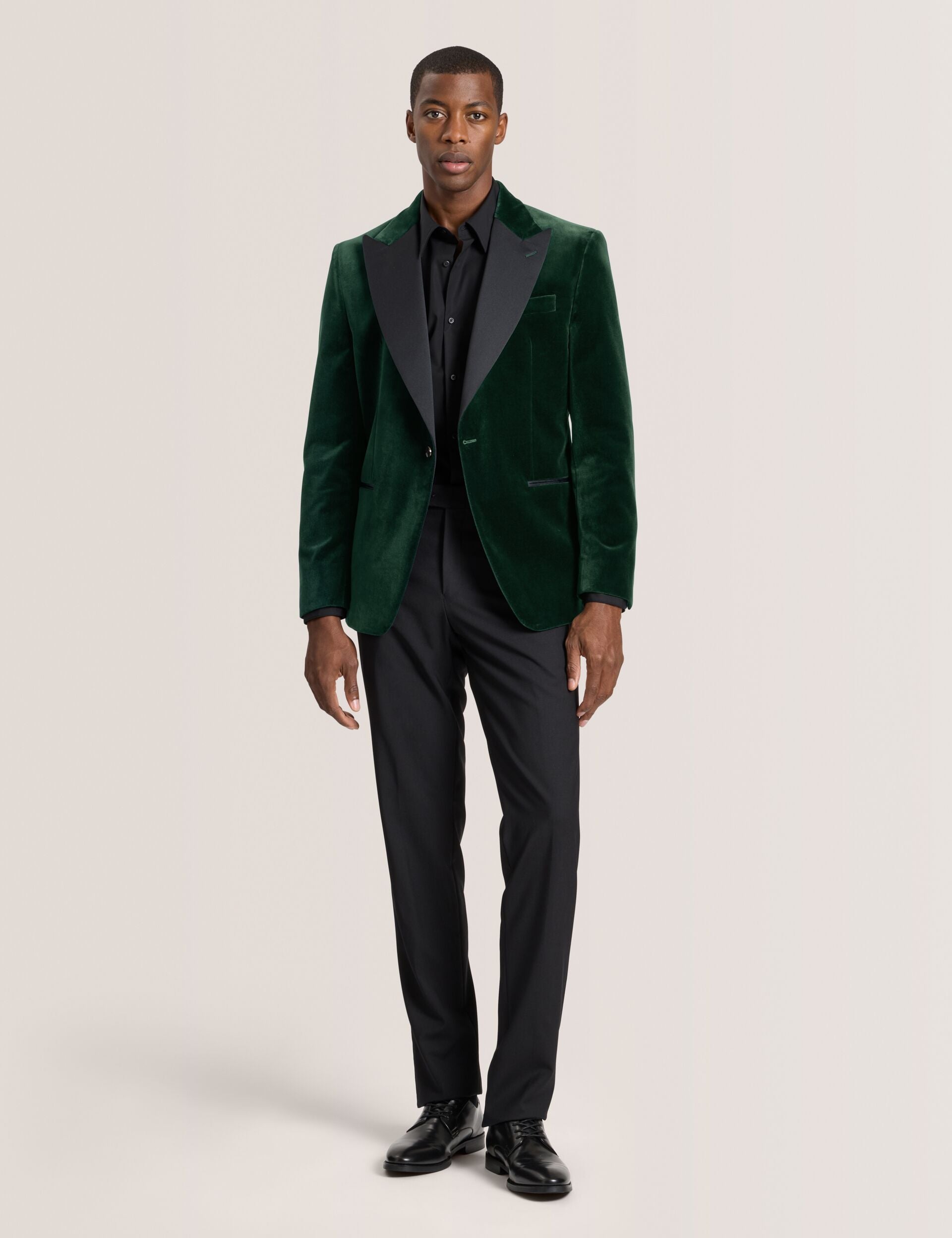 Men WEBSTER Velvet Single Breasted Tuxedo Jacket - Ted Baker