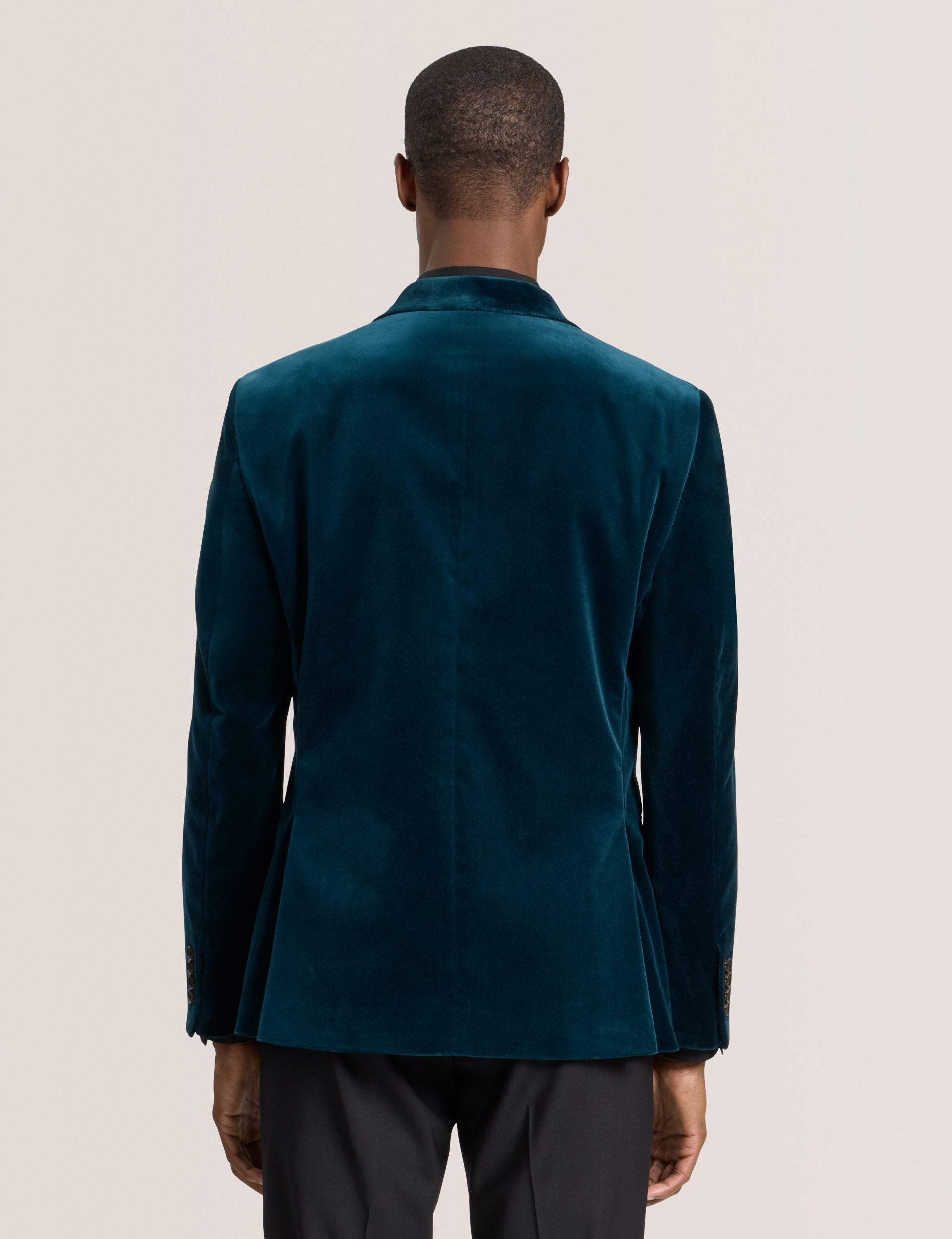 Men WEBSTER Velvet Single Breasted Tuxedo Jacket - Ted Baker