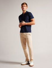 Men ZEITER - Slim Fit Pure Cotton Polo Shirt - Ted Baker