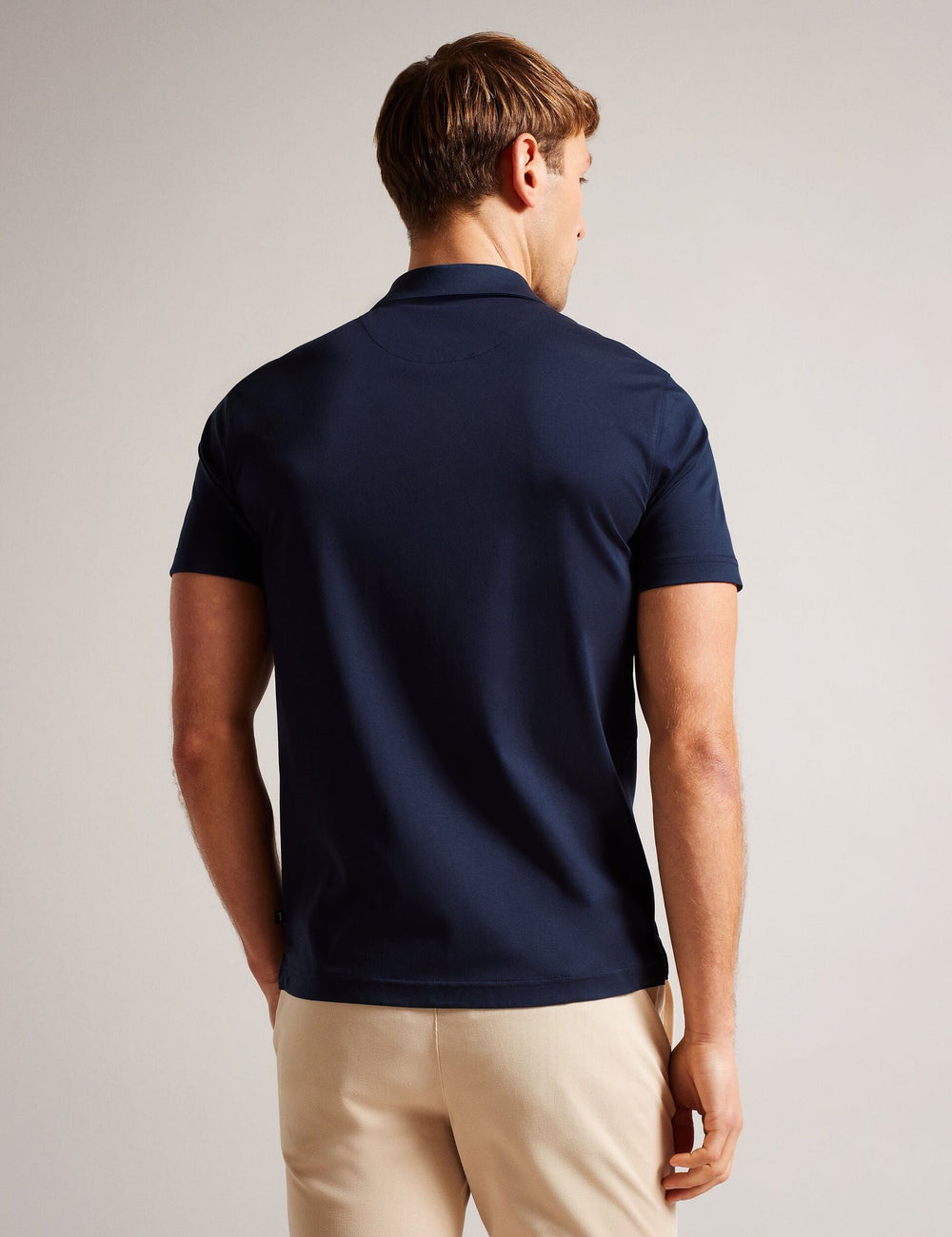 Men ZEITER - Slim Fit Pure Cotton Polo Shirt - Ted Baker