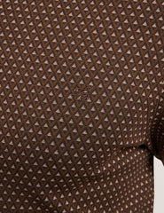 Men|Sale DURAND – Long Sleeve Geo Jacquard Polo - Ted Baker