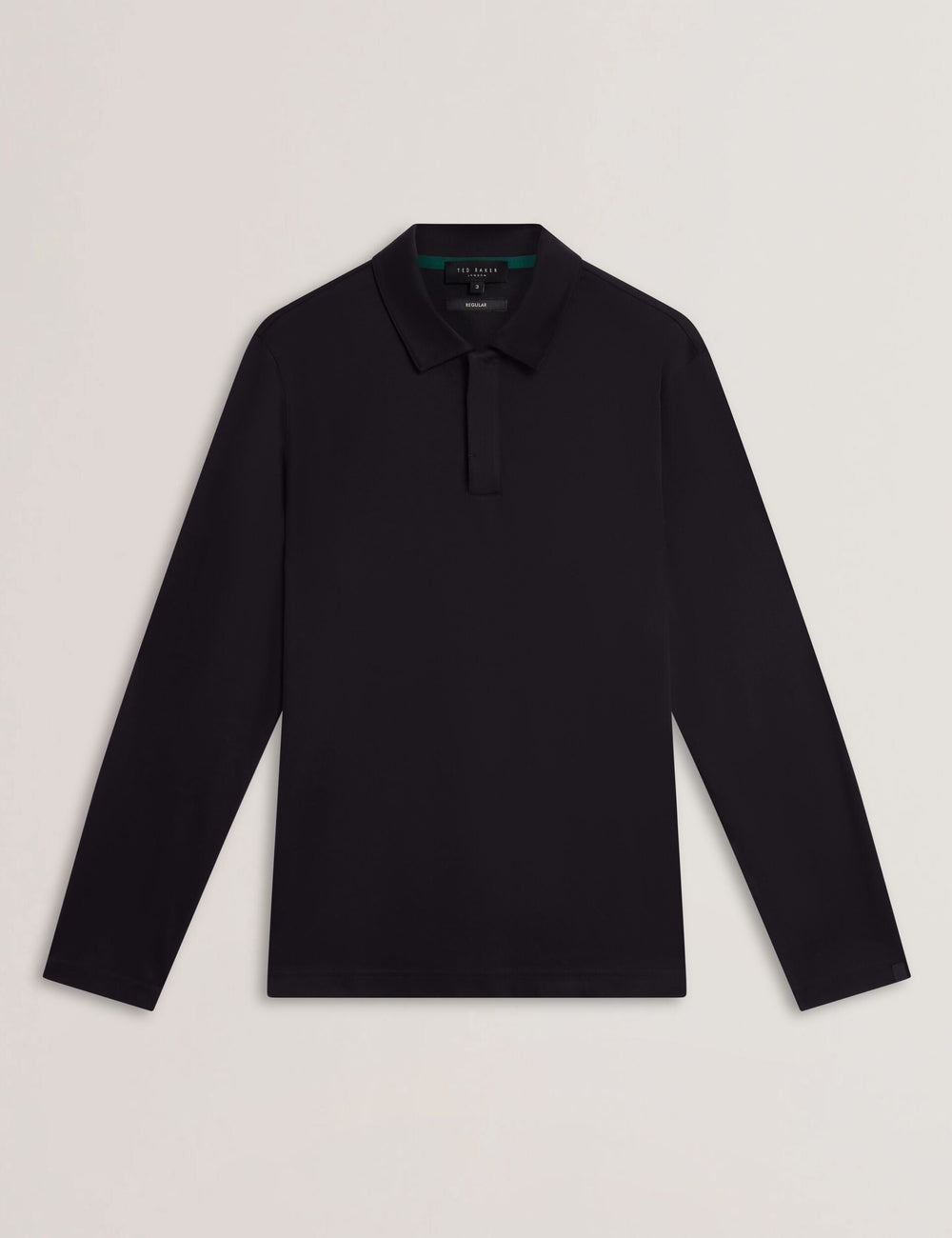 Men IGNAC Soft Touch Jersey Long Sleeve Polo - Ted Baker