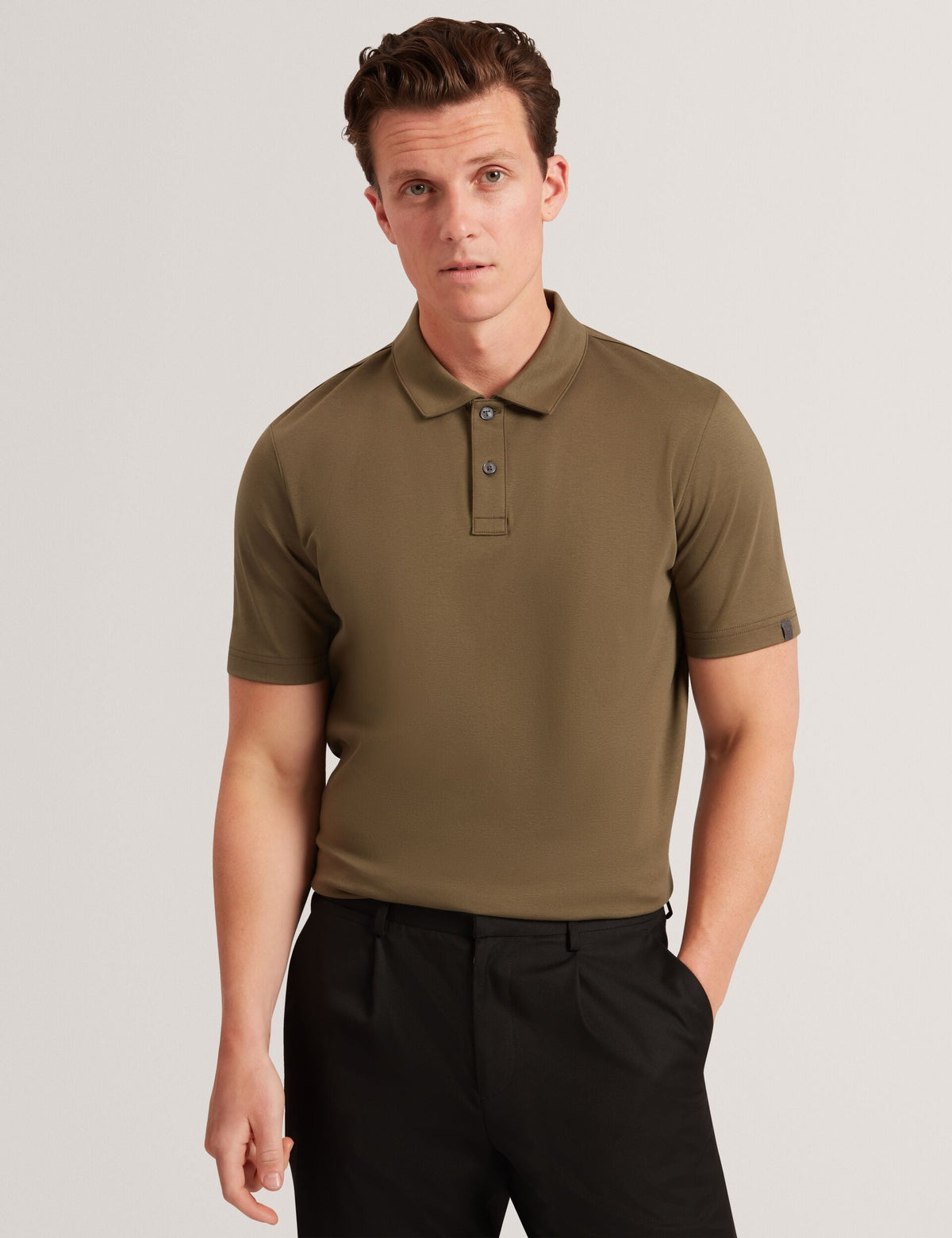Men CONNALL Soft Touch Cotton Short Sleeve Polo - Ted Baker